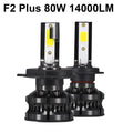 80W 14000LM Car Headlight Universal LED Pair