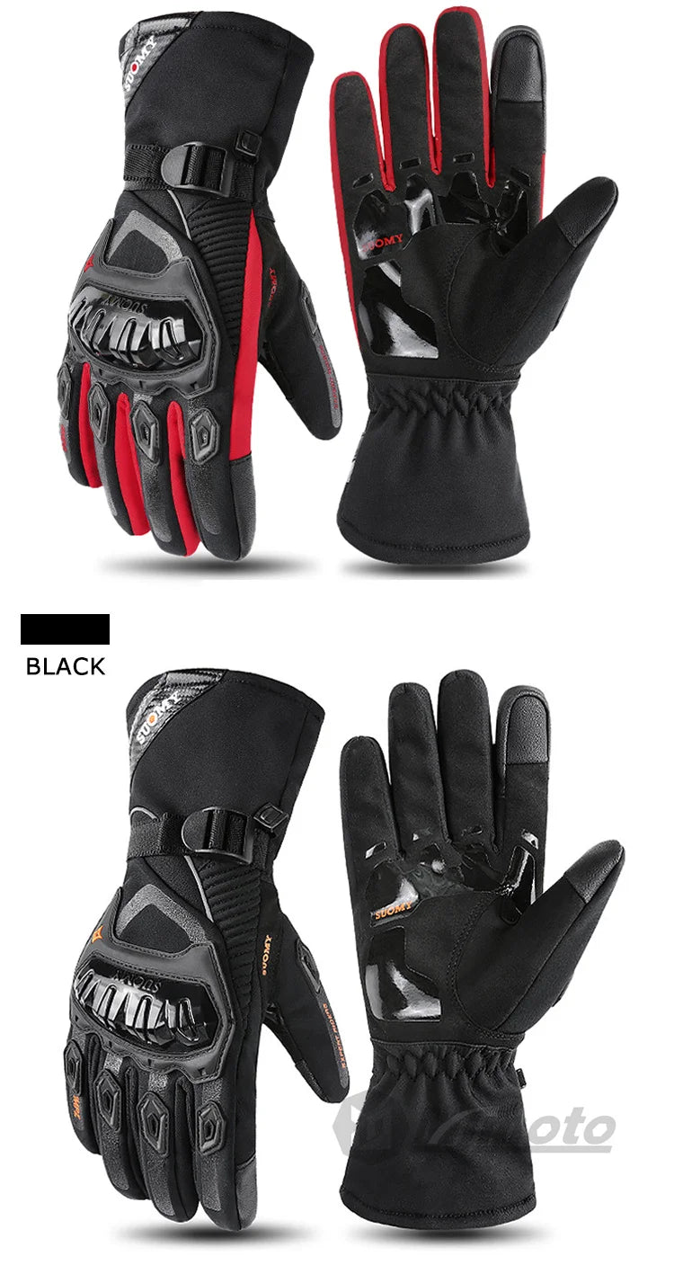 SUOMY Motorcycle Gloves full finger waterproof