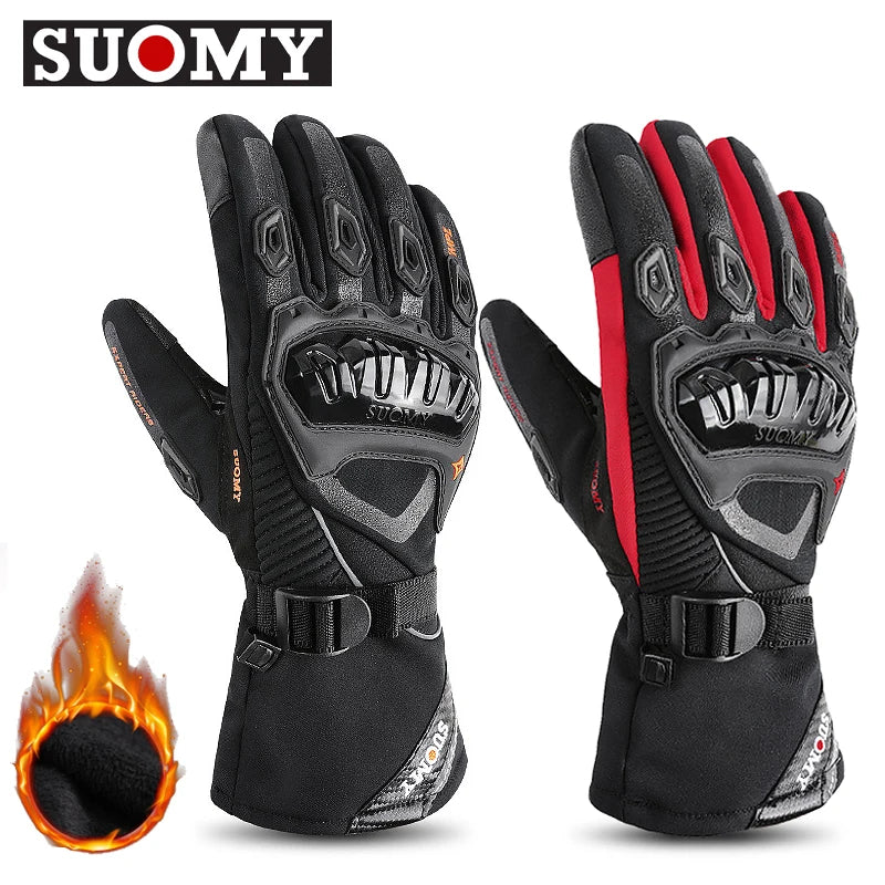 SUOMY Motorcycle Gloves full finger waterproof