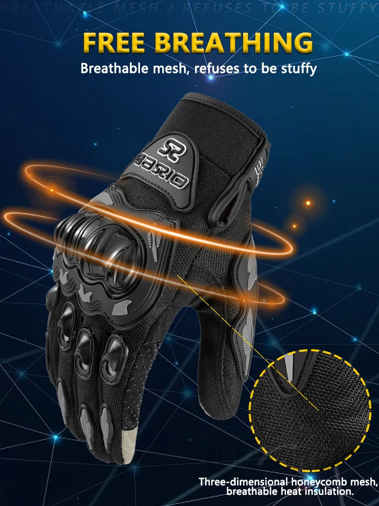 SUOMY Motorcycle Gloves full finger waterproof