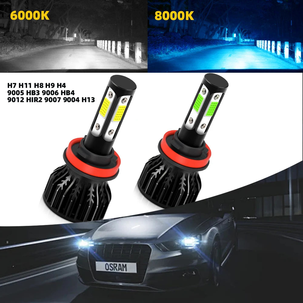 "LED car headlights 6000K 8000K for Audi BMW Ford