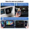 2 in 1 CarPlay Box Wireless CarPlay and Android Auto Adapter