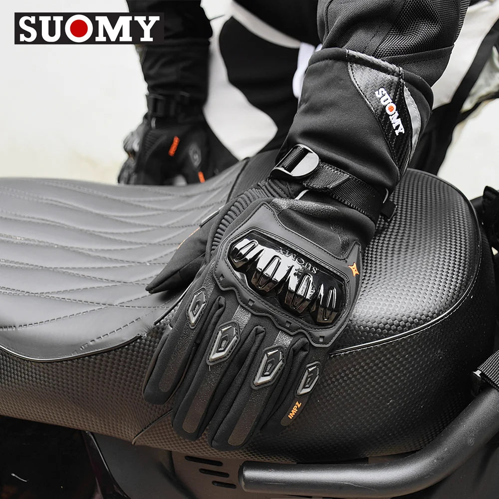 SUOMY Motorcycle Gloves full finger waterproof