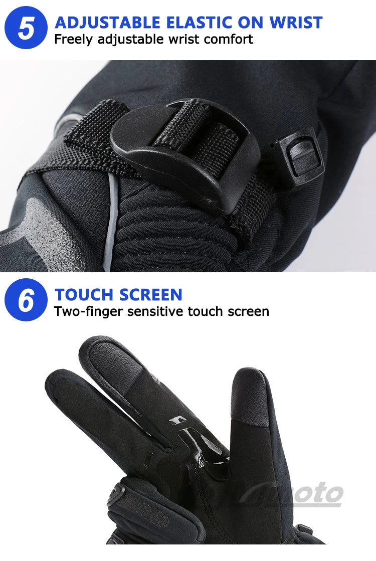 SUOMY Motorcycle Gloves full finger waterproof