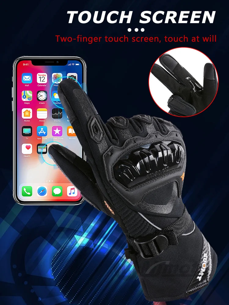 SUOMY Motorcycle Gloves full finger waterproof