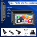 7 inch HD Wireless CarPlay Screen for Car with touchscreen