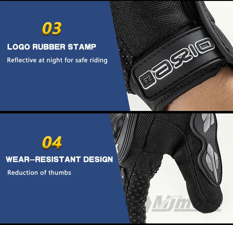 SUOMY Motorcycle Gloves full finger waterproof