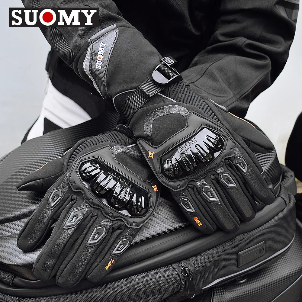 SUOMY Motorcycle Gloves full finger waterproof
