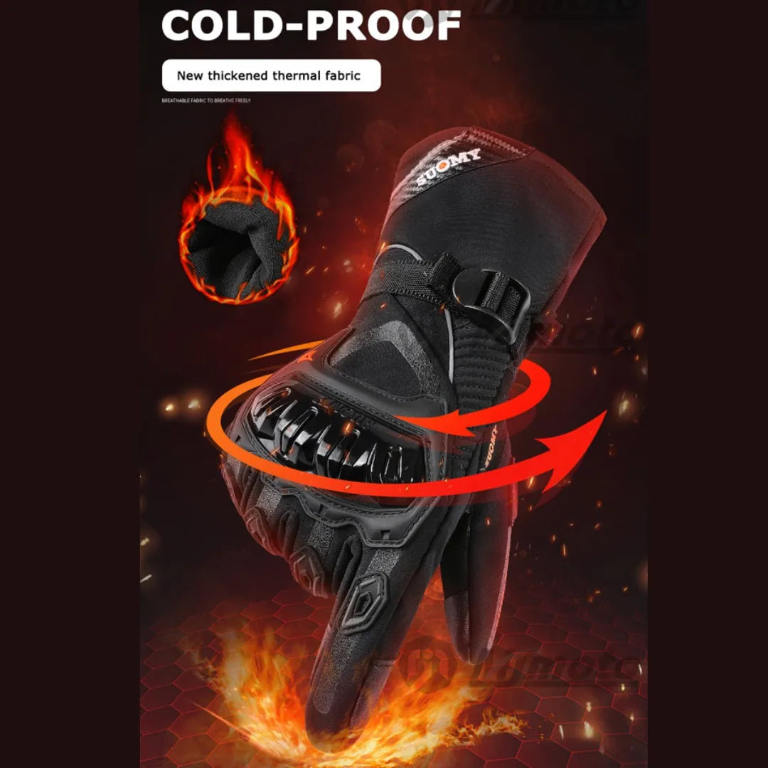 SUOMY Motorcycle Gloves full finger waterproof