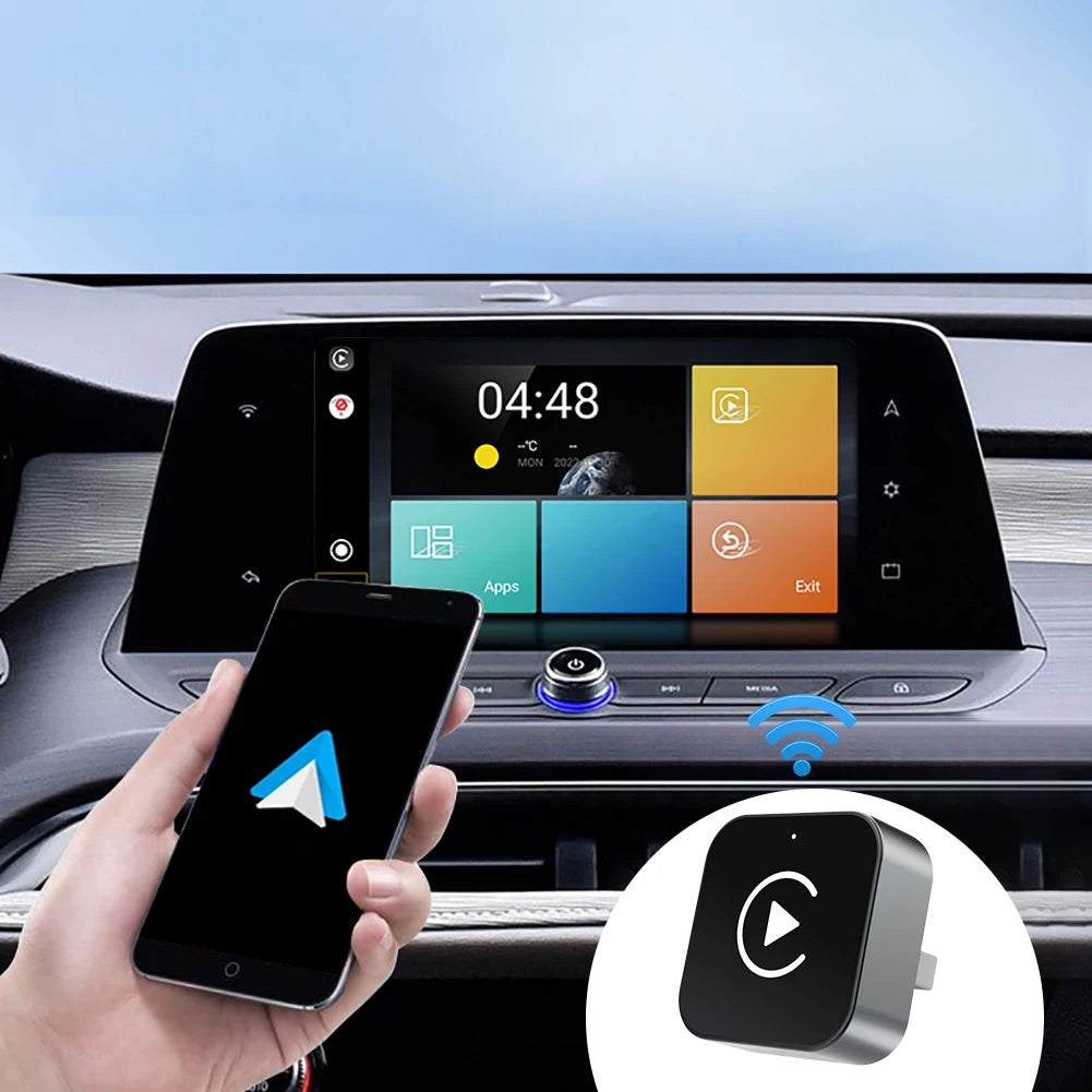 2 in 1 CarPlay Box Wireless CarPlay and Android Auto Adapter