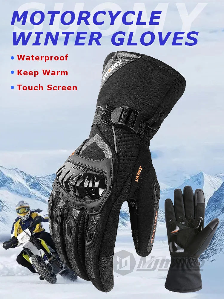 SUOMY Motorcycle Gloves full finger waterproof