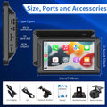 7 inch HD Wireless CarPlay Screen for Car with touchscreen