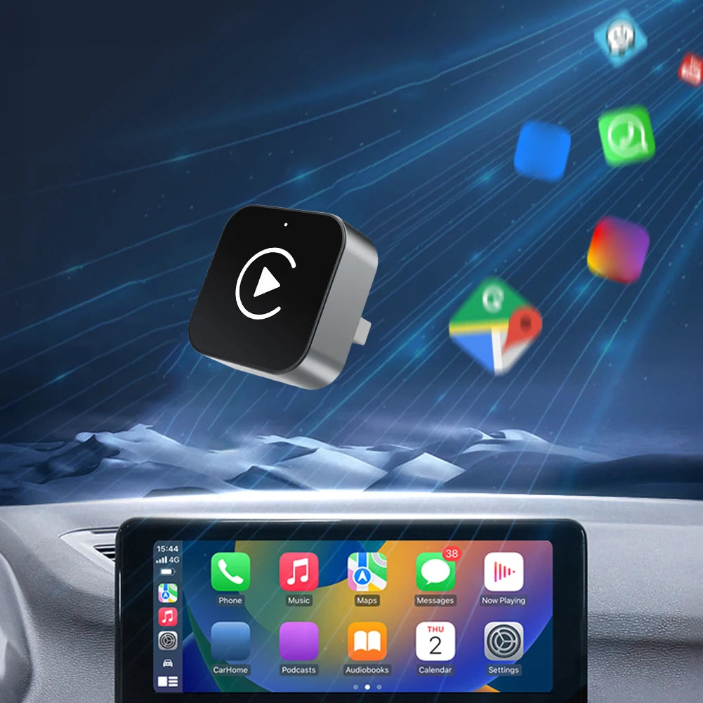 2 in 1 CarPlay Box Wireless CarPlay and Android Auto Adapter