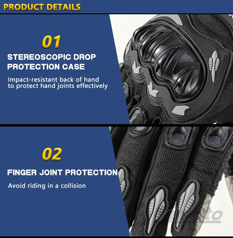 SUOMY Motorcycle Gloves full finger waterproof