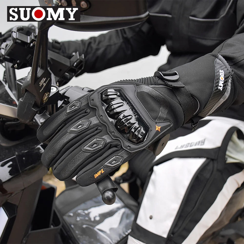 SUOMY Motorcycle Gloves full finger waterproof