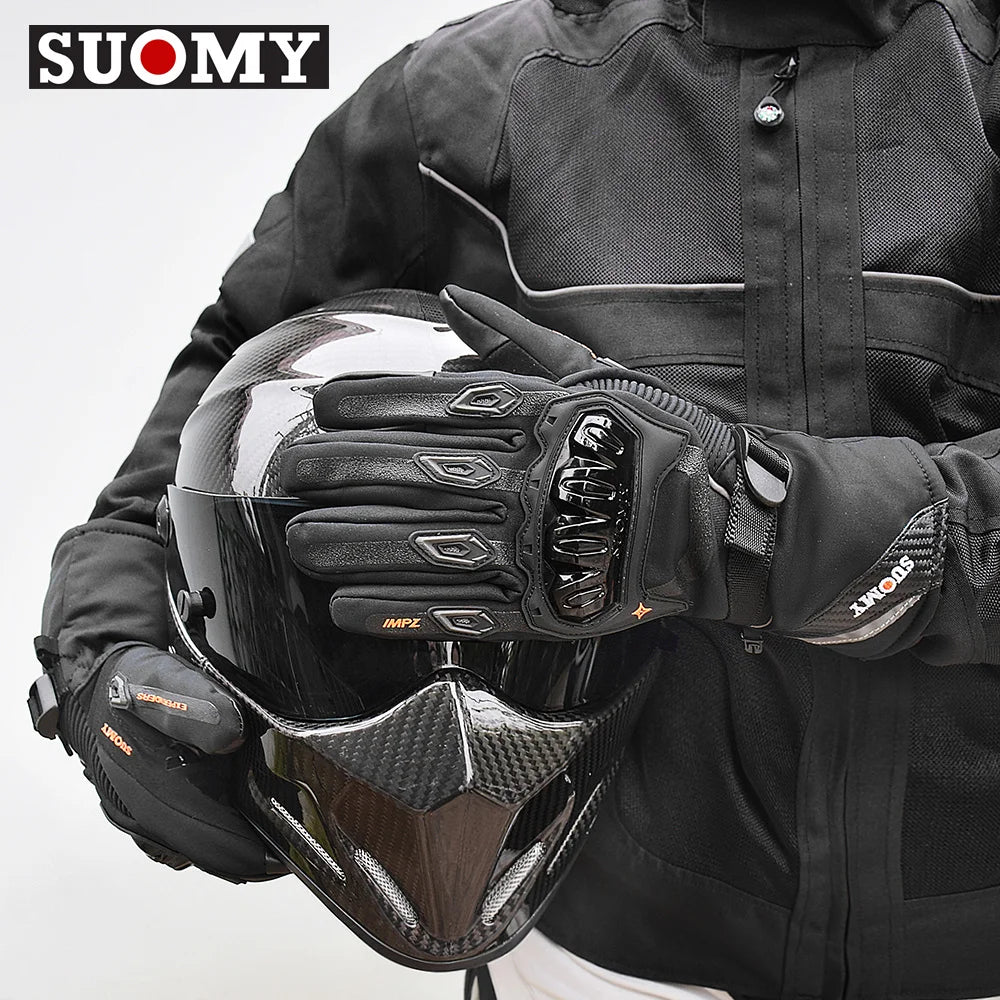 SUOMY Motorcycle Gloves full finger waterproof